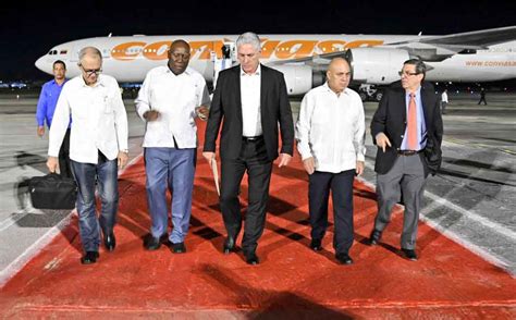 President Díaz-Canel in Cuba after participating in the EU-CELAC Summ - Prensa Latina