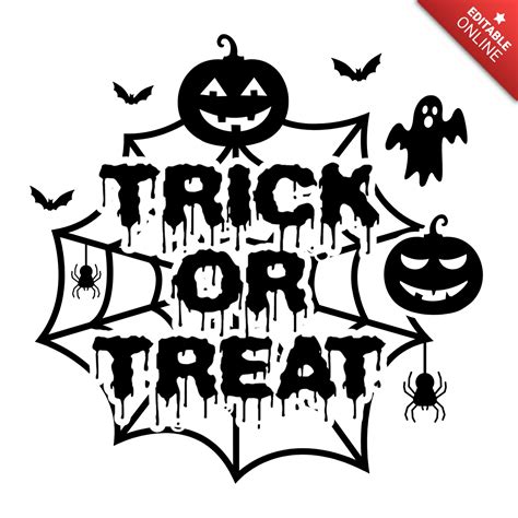 Halloween Trick Or Treat Logo Design Template | Free Design Template