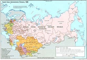 Map Of Former Soviet Union - Large World Map