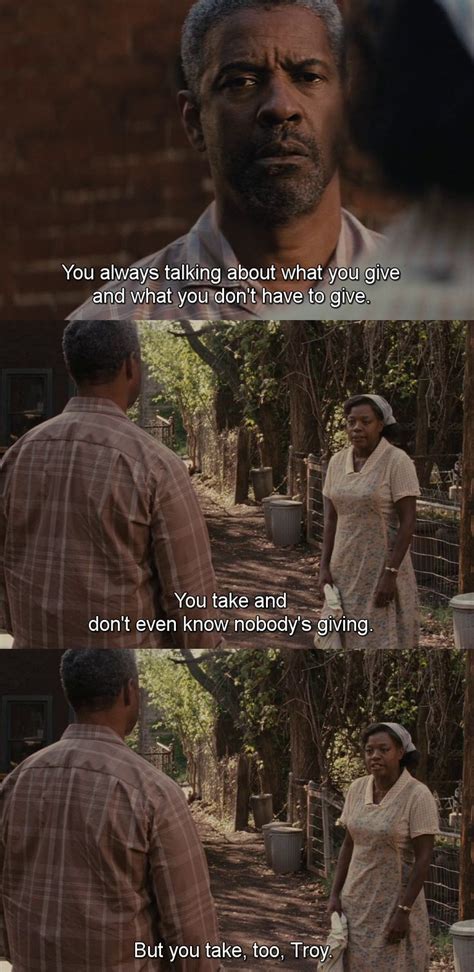 Fences | Favorite movie quotes, Movie quotes, Tv show quotes