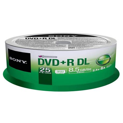 Sony DVD+R Dual Layer Recordable Blank Discs, 25 pk. - BJ's Wholesale Club