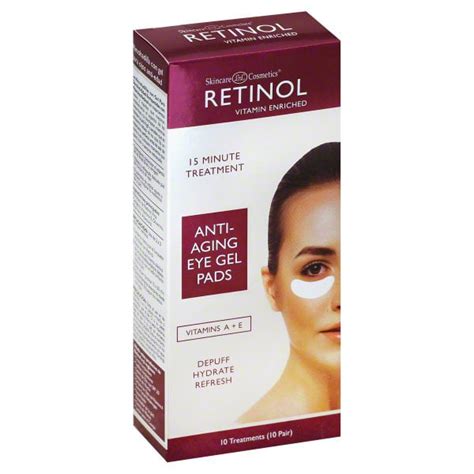 Skincare L de L Cosmetics Retinol Anti-Aging Eye Gel Pads, 10 pair - Walmart.com