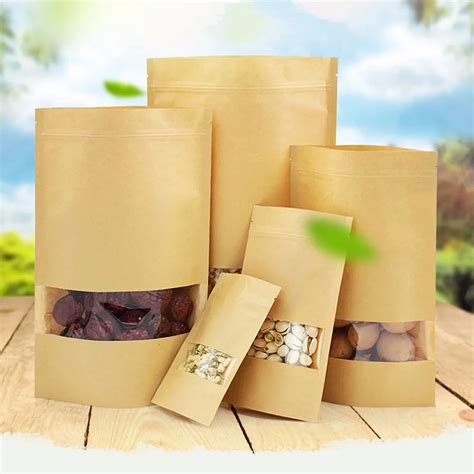 Eco-friendly Kraft Paper Packaging Zip Lock Doy Pack Bag For Cookies - Buy Doy Pack Bag,Eco ...