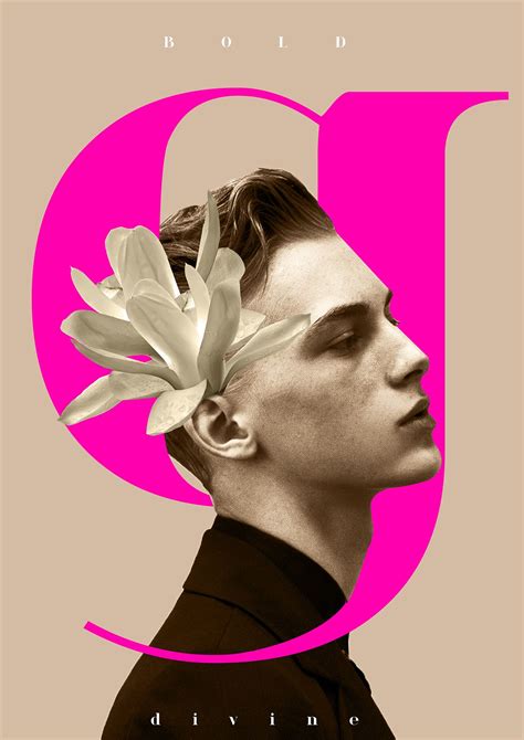 a man with a flower in his hair and the letter d behind him is pink