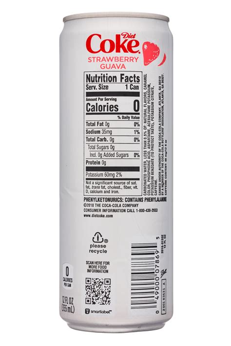 View Media | 31857 | DietCoke-12oz-StrawbGuava-Facts | BevNET.com | BevNET.com