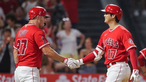 Angels' Shohei Ohtani, Mike Trout combine for three home runs in Halos ...