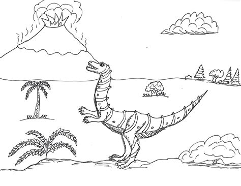 Robin's Great Coloring Pages: Eoraptor from Dinosaur Train fan art