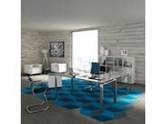 DORIA | L-shaped office desk Doria Collection By CUF Milano