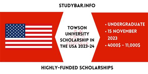 Towson University Scholarship in USA 2023-24