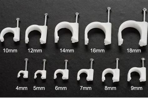 PVC White Cable Clips, Packaging Size: 100 pieces/packet at Rs 11/pack ...