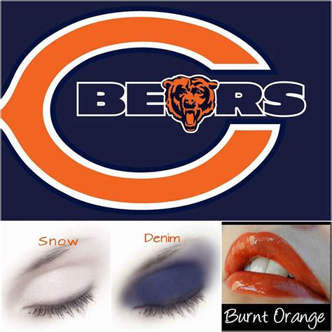 #Chicago #Bears #ChicagoBears #DaBears #NFL #fans #teamspirit #football… Football Makeup ...