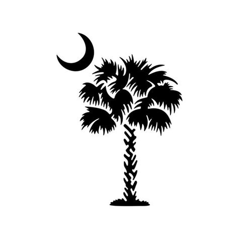 Pin by Luke Anspach on usc | Palmetto tree, Tree decals, Palmetto moon