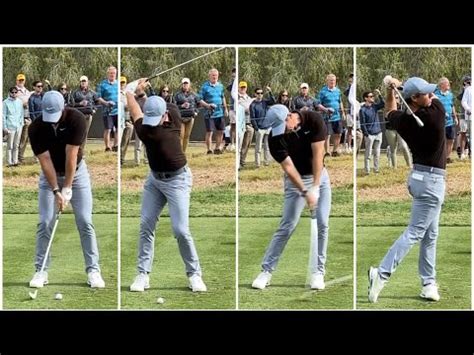 Rory Mcilroy Iron Swing Sequence and Slowmotion 2023 Genesis ...