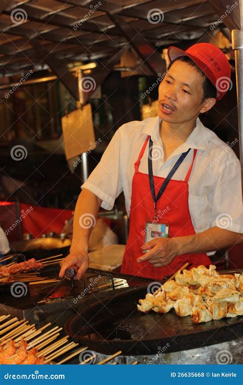 Beijing night market editorial stock photo. Image of stall - 26635668