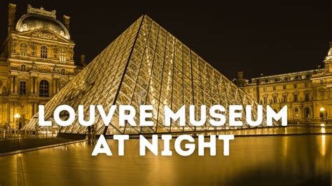 Louvre Museum At Night