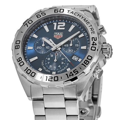 New Tag Heuer Formula 1 Quartz Chronograph Blue Men's Watch CAZ101K ...