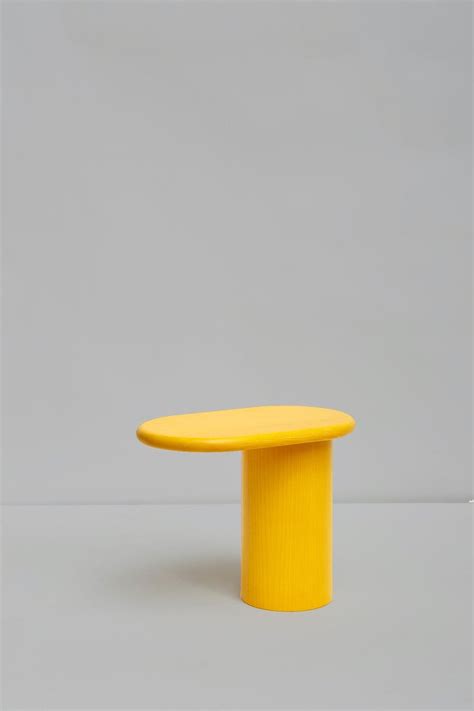 21st Century Matteo Zorzenoni Cantilever S Side Coffee Table Wood Pink Scapin For Sale at 1stDibs