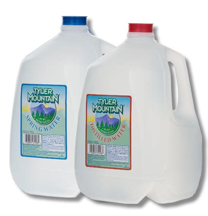 Traditional One Gallon Spring and Distilled Bottled Water