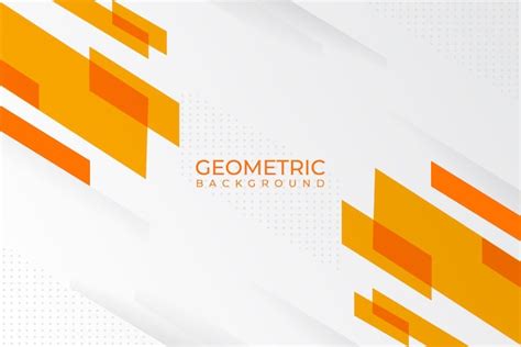 Premium Vector | Orange abstract background geometric