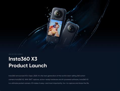 Insta360 X3 Product Launch on Behance