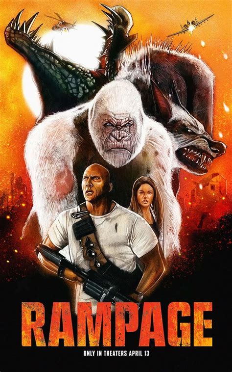 ArtStation - Rampage movie poster art