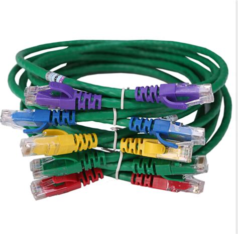 8 Colors Cat6 RJ45 Patch Cords UTP 26AWG Stranded Copper Patch Cables ...