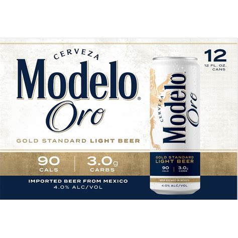 Modelo Especial Modelo Oro Light Beer - 12pk/12 fl oz Cans 12 ct; 12 fl oz | Shipt