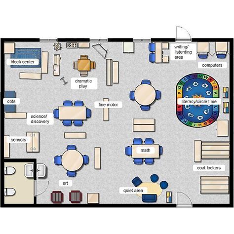 classroom layout - ECERS approved and not a maze. | Kindergarten ...