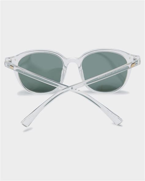 Le Specs Equinoctial Alt Fit Sunglasses - Clear | SurfStitch
