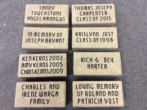 Leave a Lasting Memory – Outdoor Garden Memorial Bricks | St. John the ...