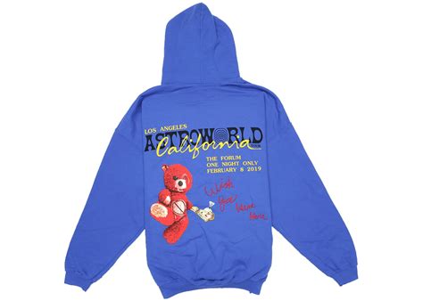 Travis Scott Astroworld LA Exclusive Hoodie Blue