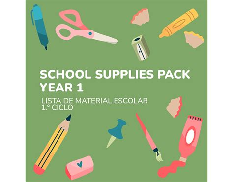 SCHOOL SUPPLIES - PRIMARY SCHOOL YEAR 1