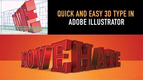 Quick & Easy 3D Text Effect Using Adobe Illustrator | Kristen Arimond ...