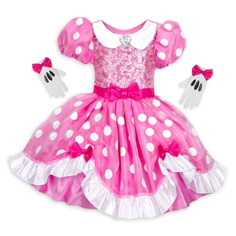 Disney Minnie Mouse Pink Dress Costume For Girls, Official Disney Costume, Toddler Size Small ...