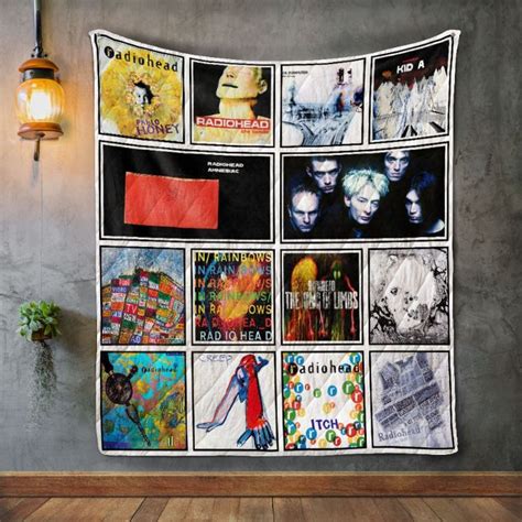 Radiohead Album Covers Quilt Blanket - Teeruto