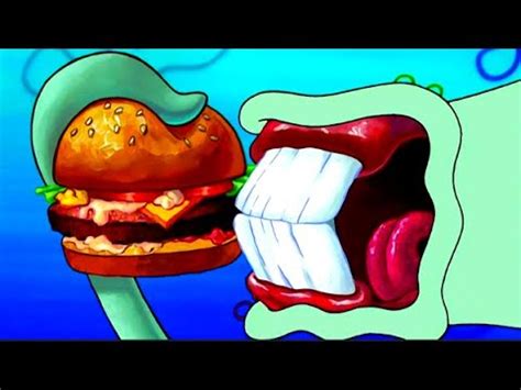 Squidward's First Krabby Patty. - YouTube