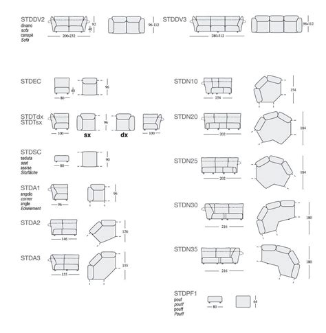 Edra Standard Sofa Dimensions | www.resnooze.com