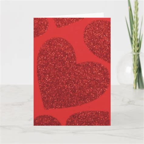 Large Red Heart Valentine Card | Zazzle | Valentines cards, Valentine ...