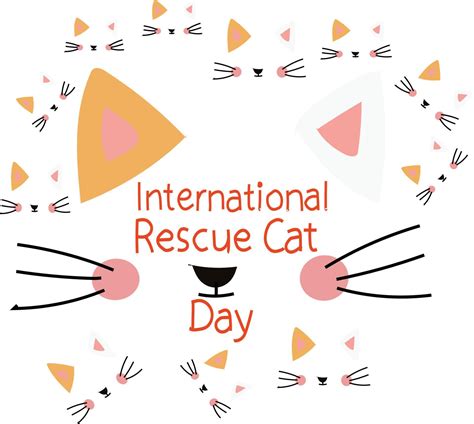 International Rescue Cat Day Vector illustration. 20640521 Vector Art at Vecteezy