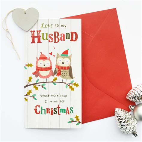 Christmas Card Husband - Garlanna Greeting Cards