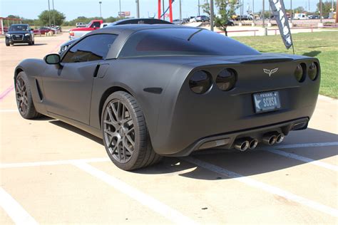 Matte Black Car Wraps Dallas - Zilla Wraps