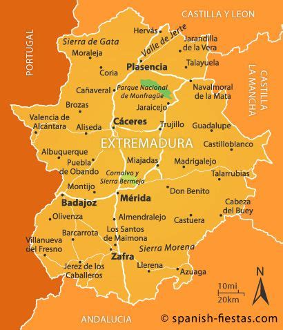 Extremadura Map Western Borders, Conquistador, The Province, Travel Guide, Road Trip, Ccss, Bait ...