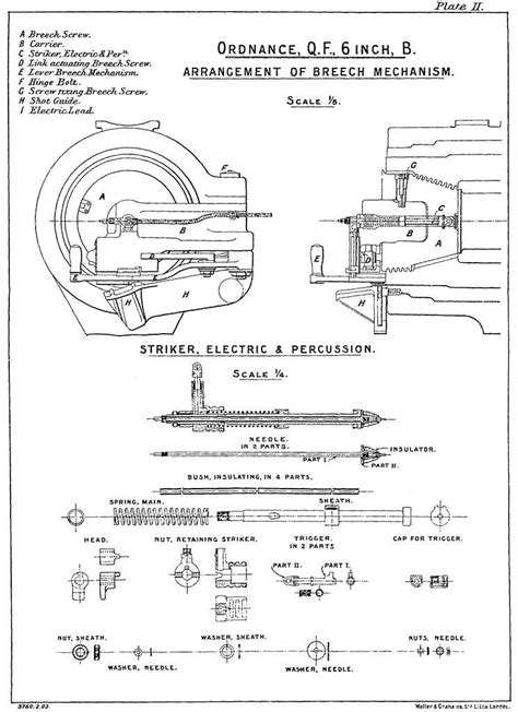 QF 6 inch B gun breech mechanism diagrams - PICRYL Public Domain Search