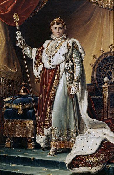 Napoleon in his coronation robes by François Gérard, 1805 | Napoleon painting, Napoleon ...