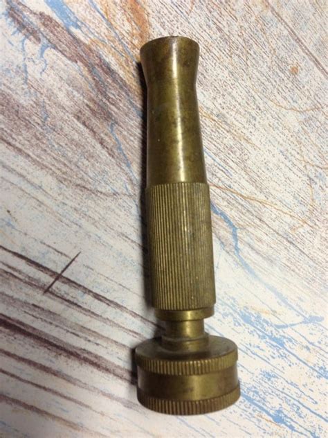 Vintage Brass Garden Hose Nozzle