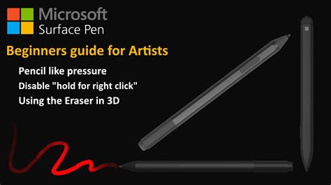 surface pen beginners guide for artists 1 | Stylus and Microsoft ...