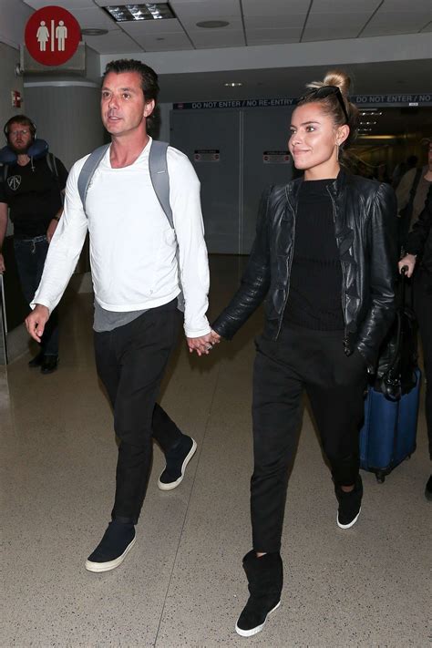 Sophia Thomalla and Gavin Rossdale at LAX -09 | GotCeleb