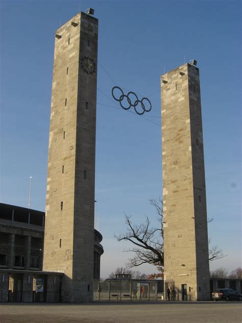 Running Through the Berliner Olympiastadion - Adventitious Violet