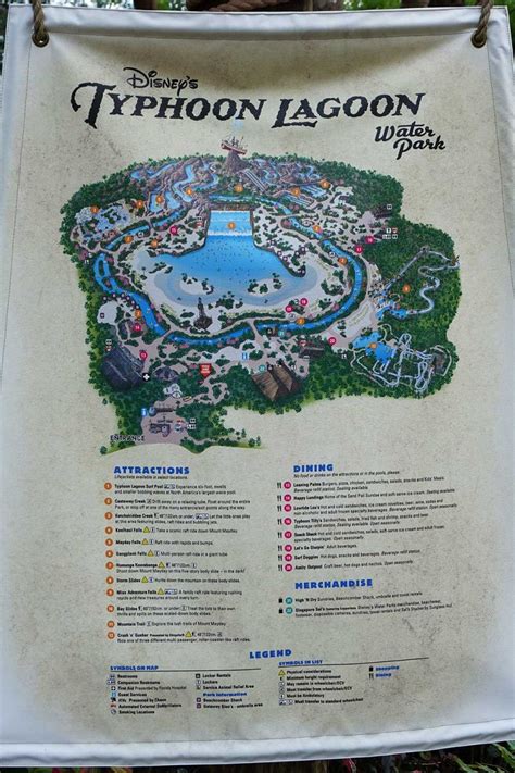 Disney World Typhoon Lagoon Map