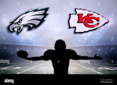 PHOENIX, USA, 30 JANUARY 3, 2023: Philadelphia Eagles vs. Kansas City ...